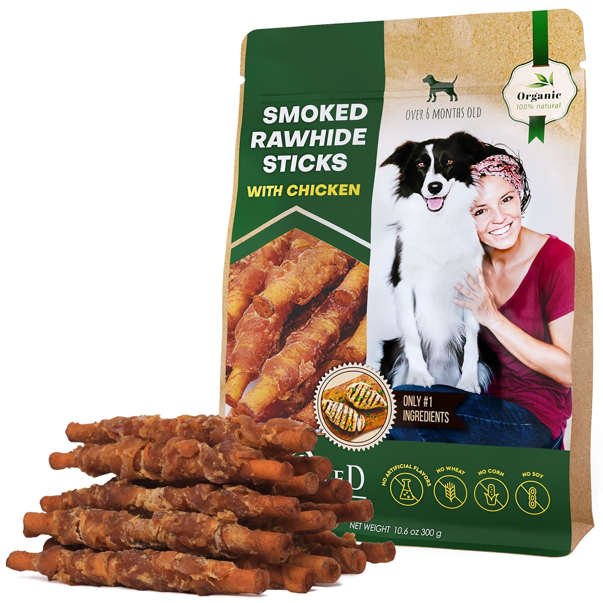 All Natural Chew Treats Grain Free Organic Meat