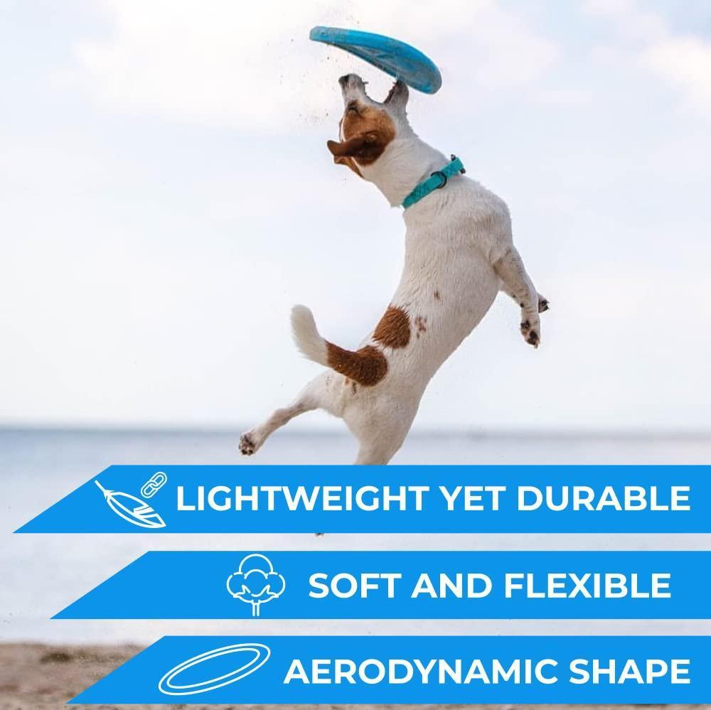 Outdoor Floating Flying Disk for Small Medium and Large dogs