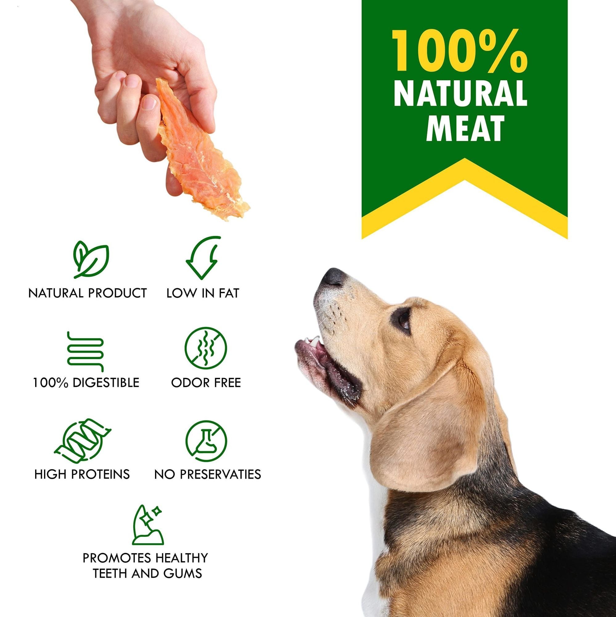 Chicken Jerky Dog Treats All Natural and Organic